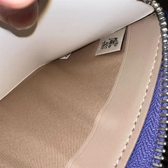 COACH Wallet Purple Checkerboard Print CR623 NWT AUTHENTIC - Picture 5 of 5